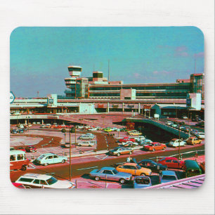 Tapis De Souris Allemagne vintage Berlin L'aéroport de Tegel