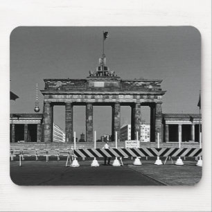 Tapis De Souris Allemagne vintage Porte de Brandebourg Berlin 1970