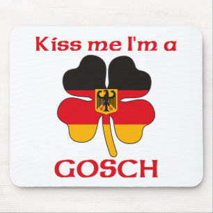 Tapis De Souris Allemands personnalisés m'embrassent que je suis
