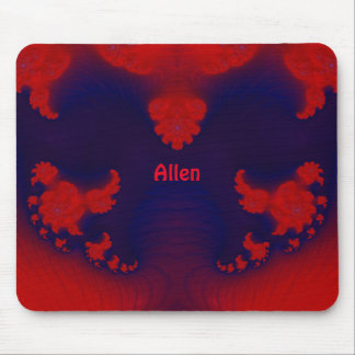 Tapis De Souris ALLEN ~ Pad de souris rouge et bleu