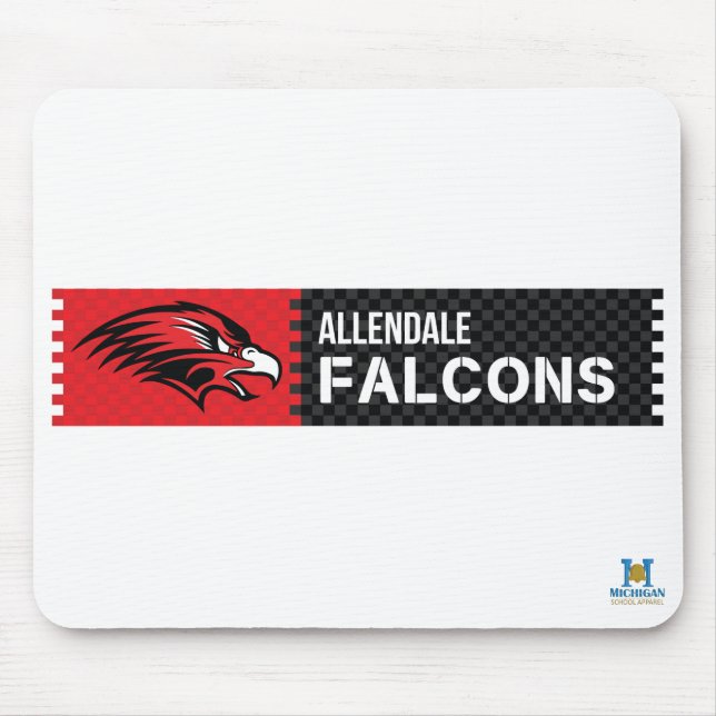 Tapis De Souris Allendale Falcons (Devant)
