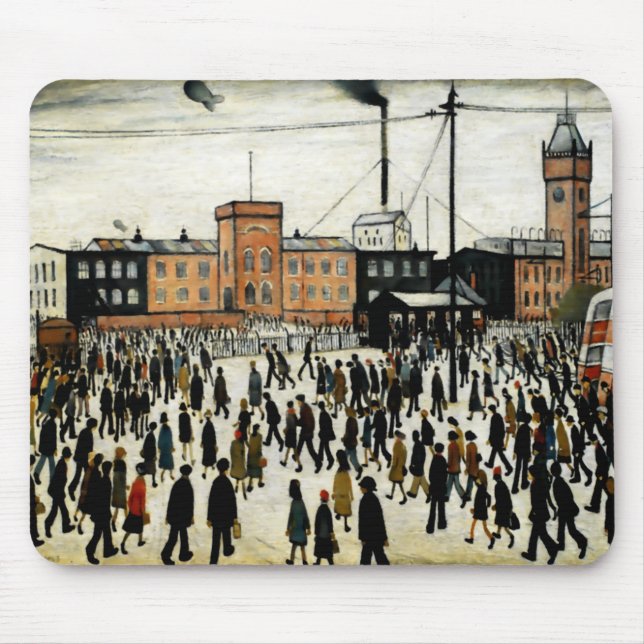 Tapis De Souris Aller Au Travail L.S Lowry (Devant)