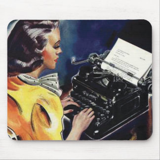 Tapis De Souris Aller-en ! J'écris !