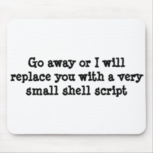Tapis De Souris Aller-en ou je vous remplacerai par un manuscrit