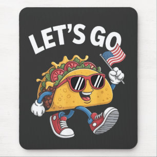 Tapis De Souris Allez TACO Trump 4 juillet amateurs de Taco