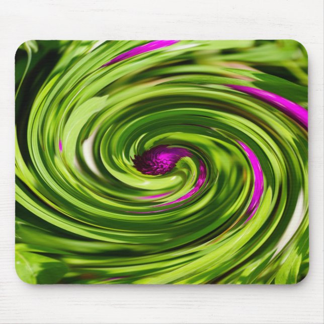 Tapis De Souris Allium Abstrait (Devant)