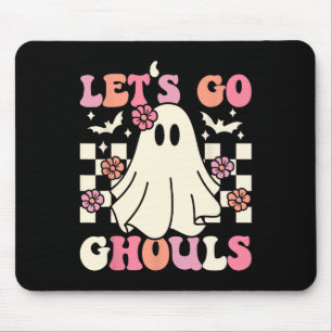 Tapis De Souris Allons Gouls Halloween Ghost Costume Retro Groo