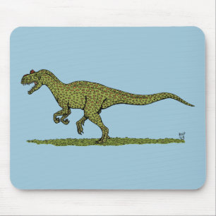 Tapis De Souris Allosaurus de Dinosaure Jurassique