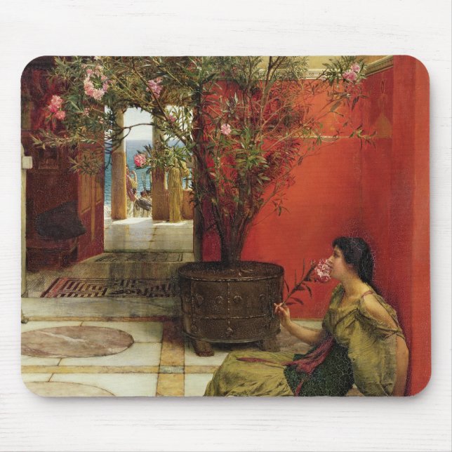 Tapis De Souris Alma-Tadema | un oléandre, 1882 (Devant)