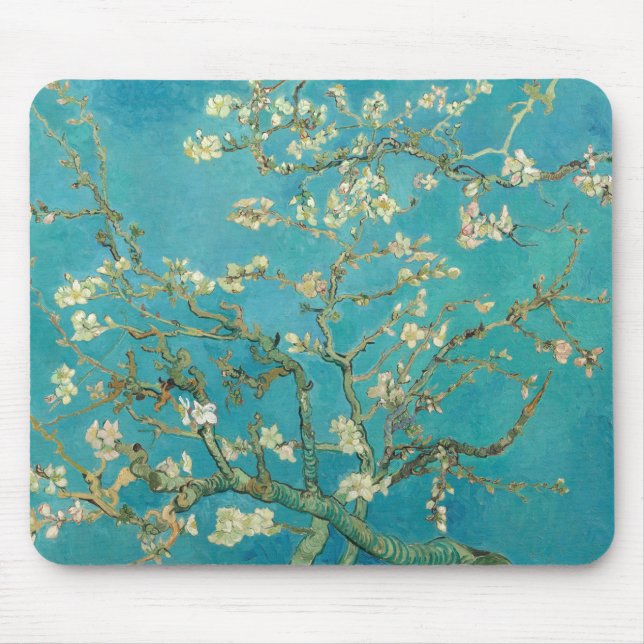 Tapis De Souris Almond Blossom, 1890 par Vincent van Gogh (Devant)