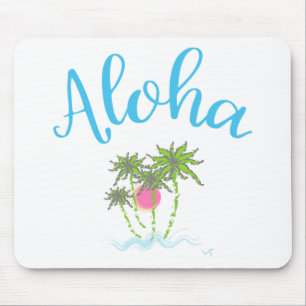 Tapis De Souris Aloha été hawaïen de style de plages