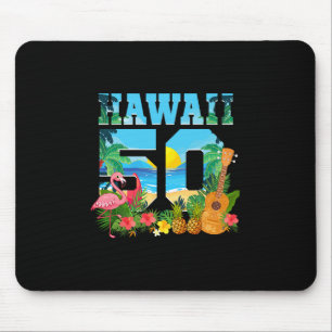 Tapis De Souris Aloha Hawaii 50e anniversaire Hawaii Tropical Hawa