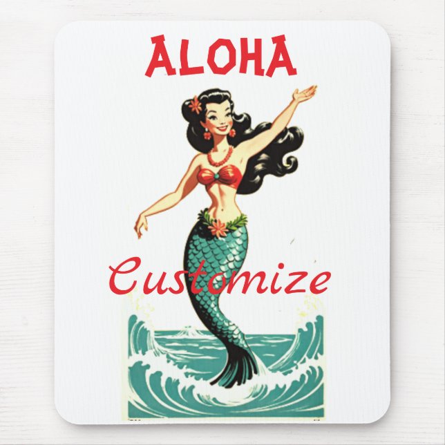 Tapis De Souris Aloha Mermaid Thunder_Thunder_Cove (Devant)