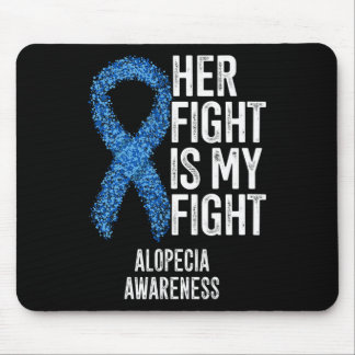 Tapis De Souris Alopecia Areata Son Combat Est Mon Combat Alopecia