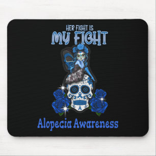 Tapis De Souris Alopecia Conscience de sa lutte est mon combat