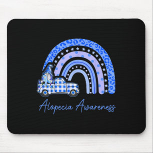 Tapis De Souris Alopecia Sensibilisation Blue Gnomes Camion Arc-en