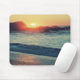 Tapis De Souris Alors que le soleil se couche......