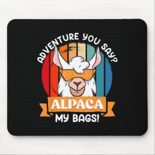 Tapis De Souris Alpaga Mes G Drôle de Montagnard Fan de Montagne R