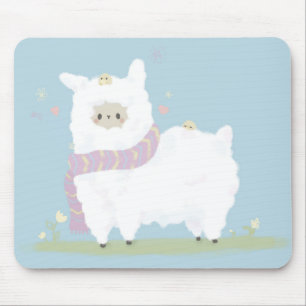 Tapis De Souris Alpaga Mousepad. de Kawaii