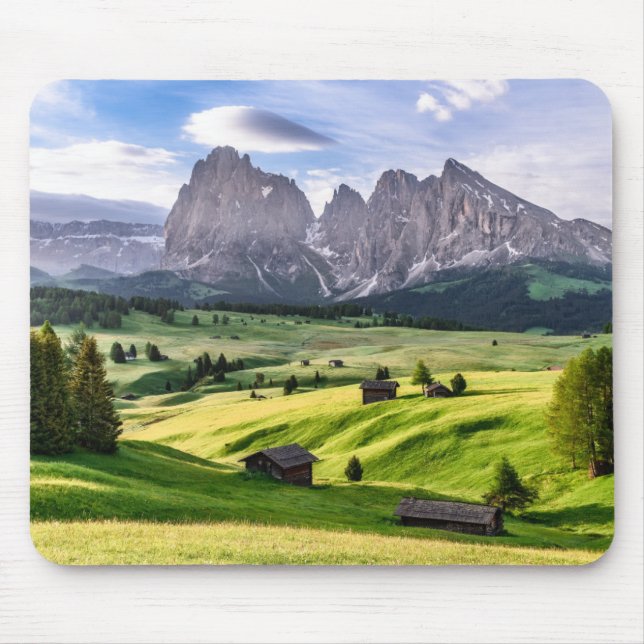 Tapis De Souris Alpes de dolomite de Seiser Alm |, Italie (Devant)