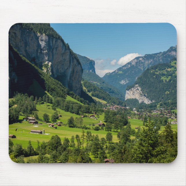 Tapis De Souris Alpes de Lauterbrunnen - de Bernese - la Suisse (Devant)