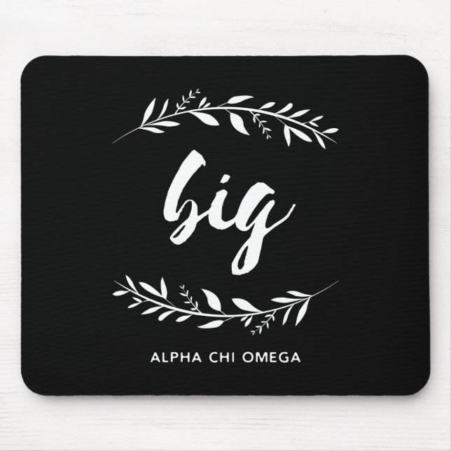 Tapis De Souris Alpha Chi Omega | Grande Couronne (Devant)