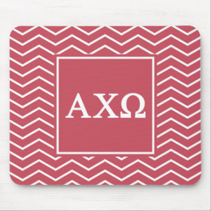 Tapis De Souris Alpha Chi Omega Motif Chevron