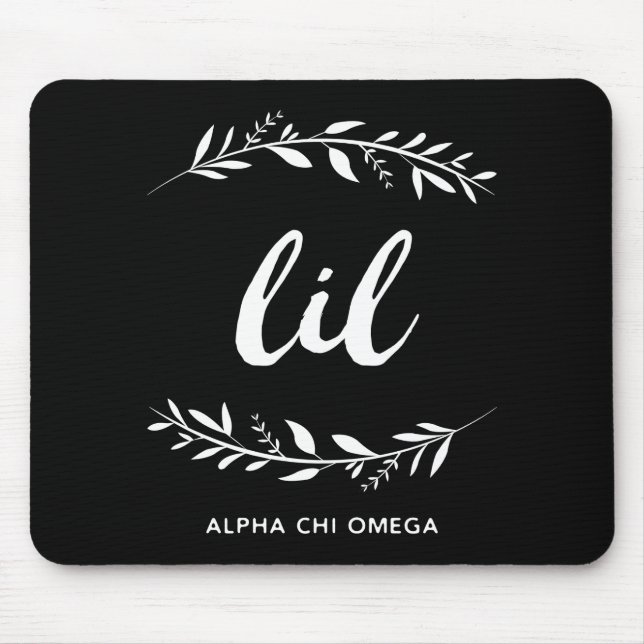 Tapis De Souris Alpha Chi Omega | Petit Couronne (Devant)