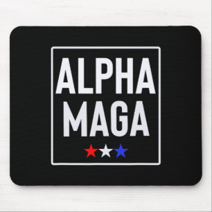 Tapis De Souris Alpha Mega Trump Conception des élections 2024