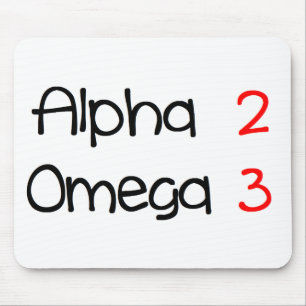 Tapis De Souris alpha omega