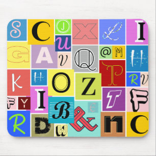 Tapis De Souris Alphabet