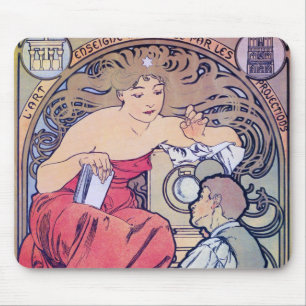 Tapis De Souris Alphonse Mucha