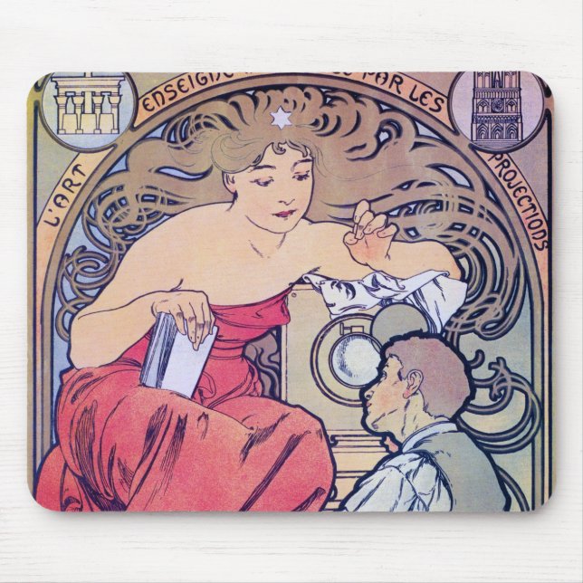 Tapis De Souris Alphonse Mucha (Devant)