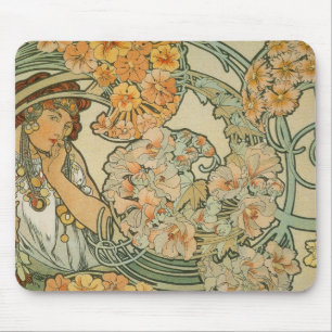 Tapis De Souris Alphonse Mucha Art