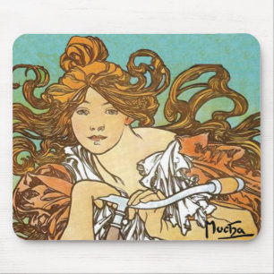 Tapis De Souris Alphonse Mucha - cycles Perfecta