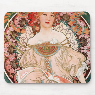 Tapis De Souris Alphonse Mucha F. Champenois