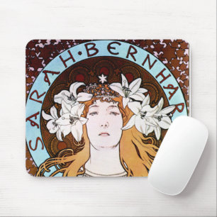 Tapis De Souris Alphonse Mucha - Sarah Bernhardt