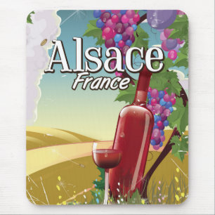 Tapis De Souris Alsace France apaisante affiche