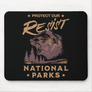 Tapis De Souris Alt National Park Resist Service Protégez notre na