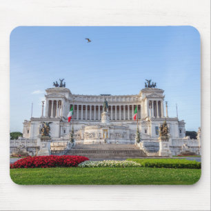 Tapis De Souris Altare della Patria tôt le matin - Rome, Italie