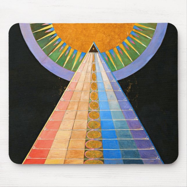 Tapis De Souris Altarpiece Hilma Af Klint No 1 (Devant)