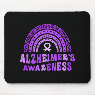 Tapis De Souris Alzheimer et #39 ; s Sensibilisation mignon pourpr