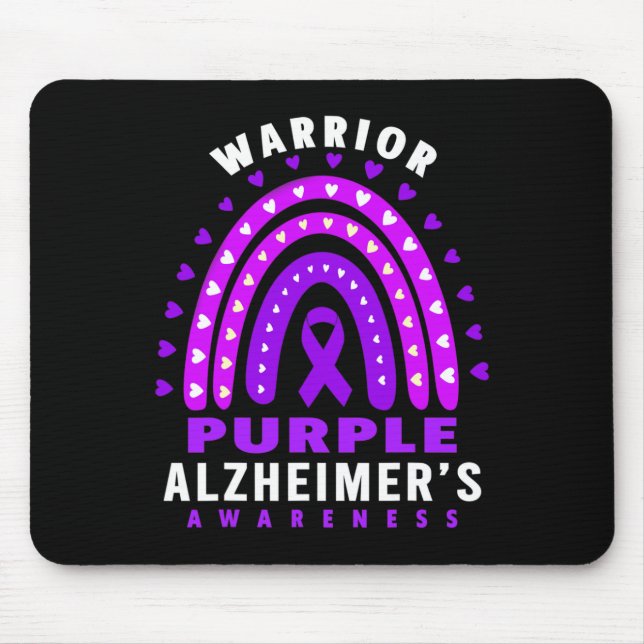 Tapis De Souris - Alzheimerheimer Warrior - La sensibilisation de  (Devant)