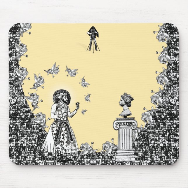 Tapis de souris "amants en pierre " limitée (Devant)