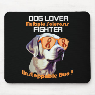 Tapis De Souris Amateur de chien Sclérose en plaques Combattant de