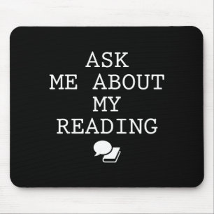 Tapis De Souris Amateur de lecture simple de livres - hommes femme