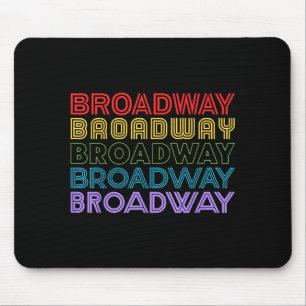 Tapis De Souris Amateur de musique rétro de Broadway Théâtre Théât