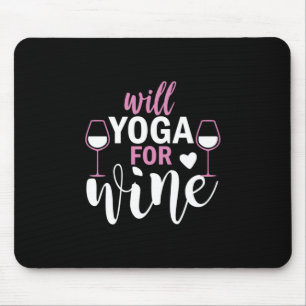 Tapis De Souris Amateur de yoga Fera du yoga pour du vin