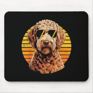 Tapis De Souris Amateurs de doodle fiers hommes femmes vintage chi