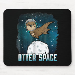 Tapis De Souris Amateurs de Otter  Otter Space Funny Externe Anima